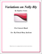 Variations on Nelly Bly Concert Band sheet music cover